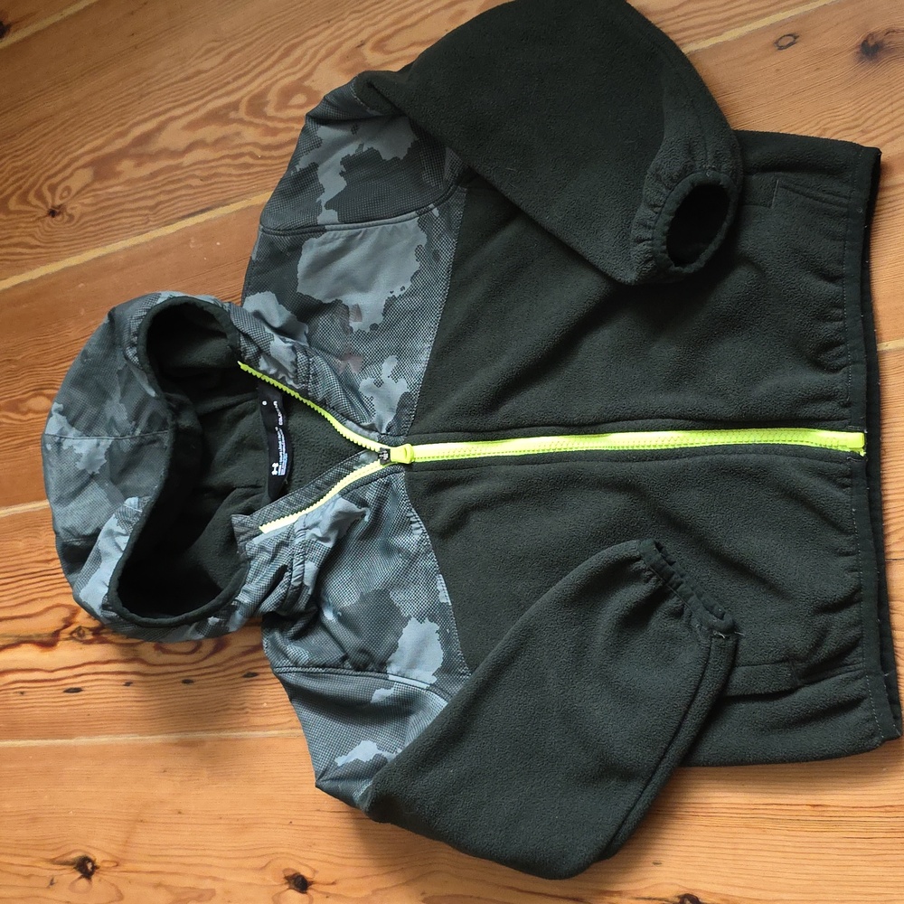 Under Armour Kids Black and Gray Hoodie